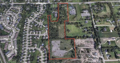 vacant land lyon township on map